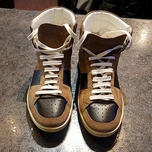 Men's St Laurent suede & leather sneakers size 41